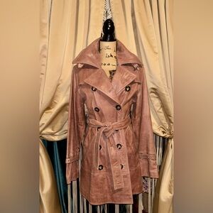 🐏UGG🐏LEATHER TRENCH🎄